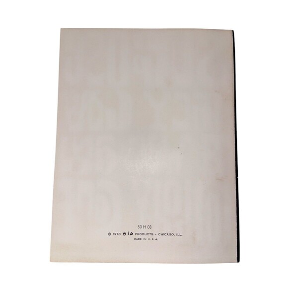 Vintage Black Light Peace anti War greeting Card 1970 Velvet unused HiP products - Picture 5 of 7